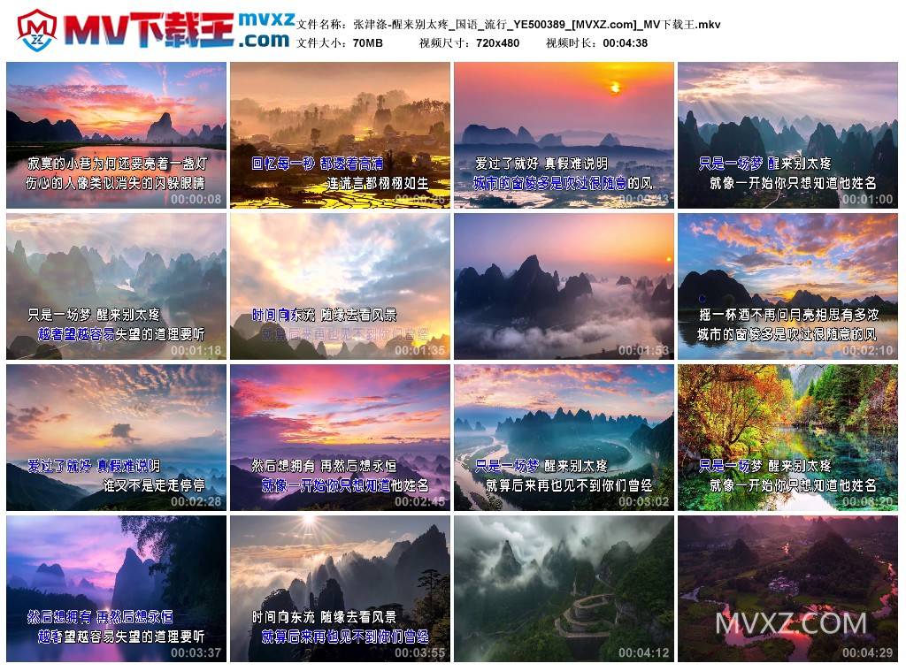 张津涤-醒来别太疼_国语_流行_YE500389